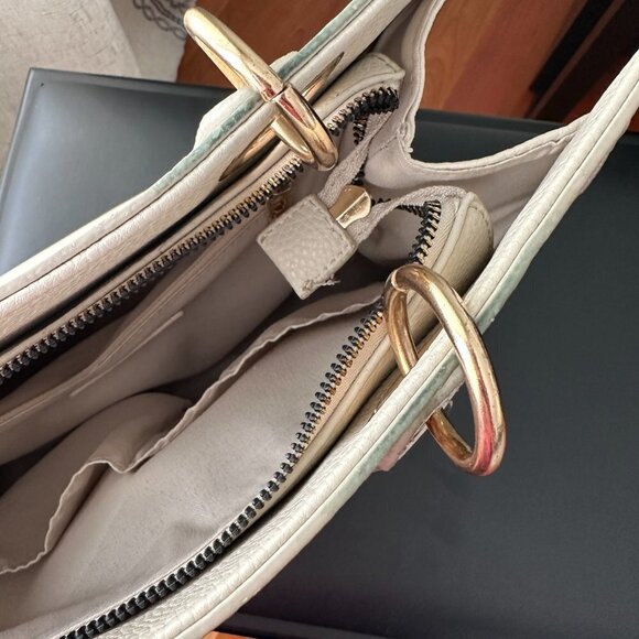 Badgley Mischka Top Handle Purse Handbag Satchel - Picture 9 of 9